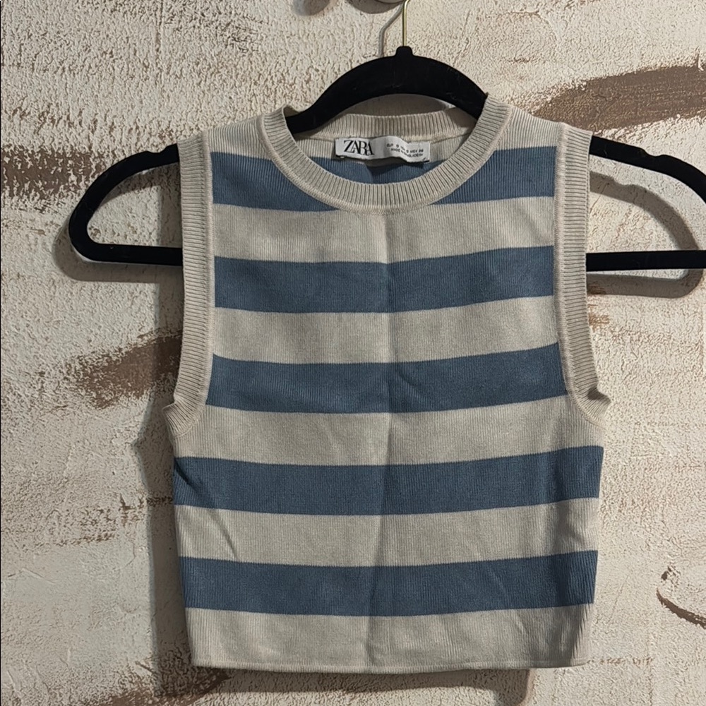 Zara Striped Knit Top